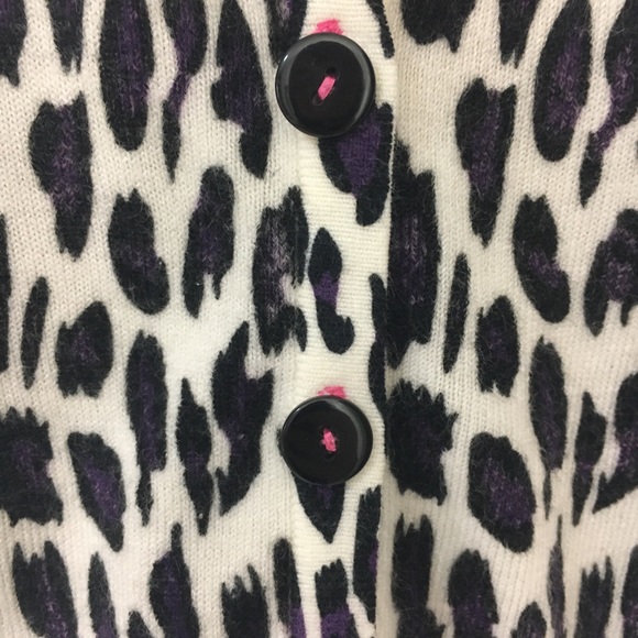 Cheetah Print Short Sleeve Cardigan - Picture 3 of 5